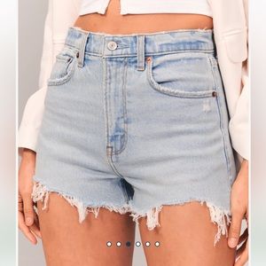 Abercrombie Annie High Rise Denim Short